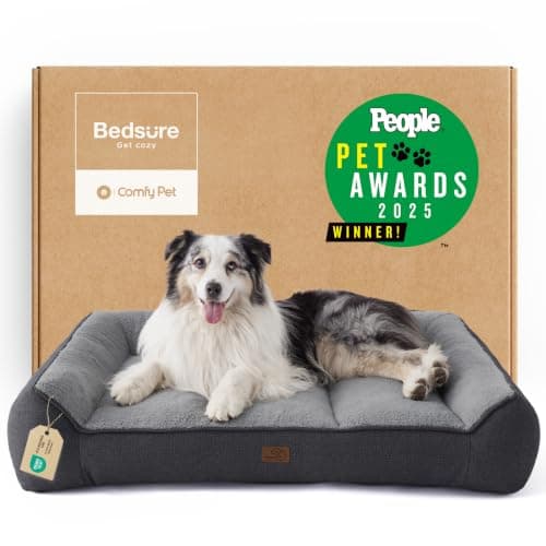 Bedsure SupportMax Extra Thick Orthopedic Dog Bed