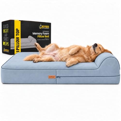 KOPEKS Orthopedic Memory Foam Dog Bed