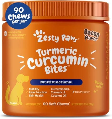 Zesty Paws Turmeric Curcumin Bites