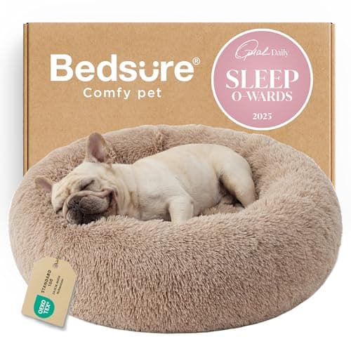 Bedsure Calming Donut Dog Bed