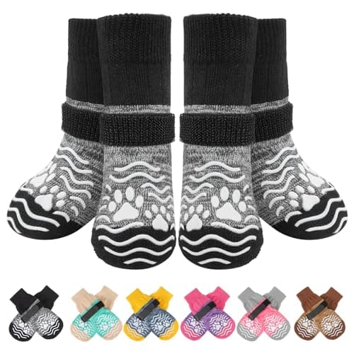 PUPTECK PUPTECK Anti-Slip Dog Socks with Grippers